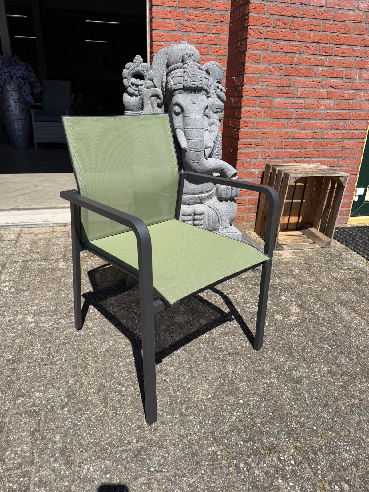 Suns Tutti tuinstoelen antraciet /groen, Ophalen, Suns, Roystore.nl@gmail.com, Stapelbaar