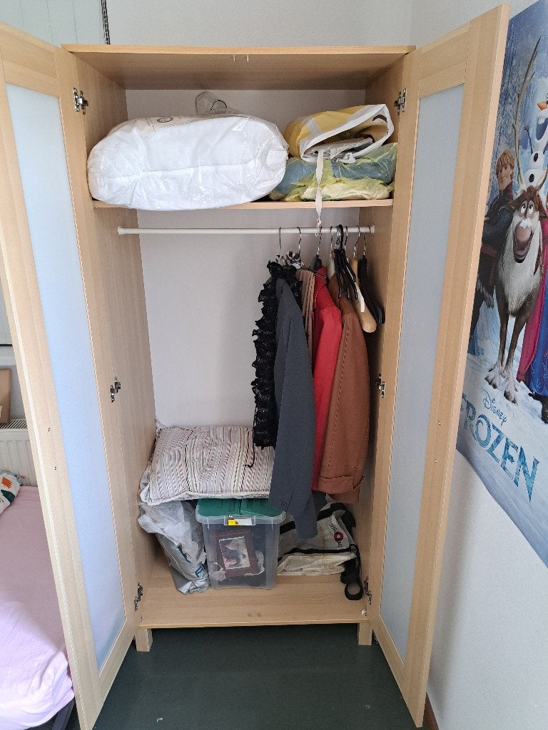 Kledingkasten, Ophalen, Met deur(en), Gebruikt, 50 tot 100 cm