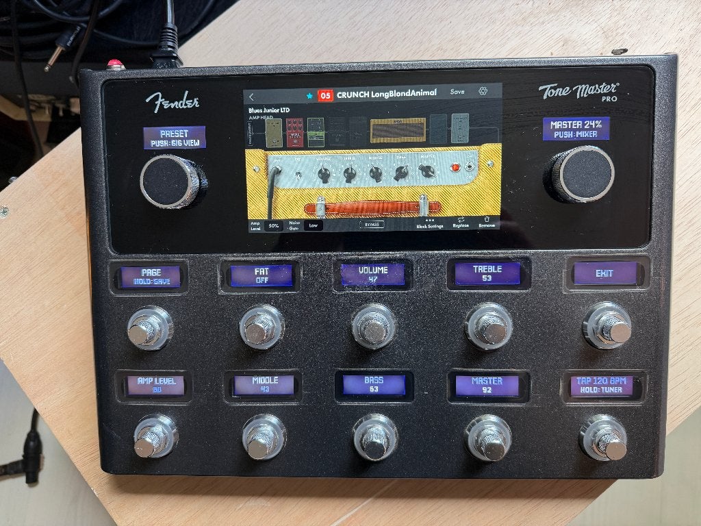 Fender Tone Master Pro Multi-effect & Amp Modeler, Ophalen of Verzenden, Gebruikt, Delay of Echo