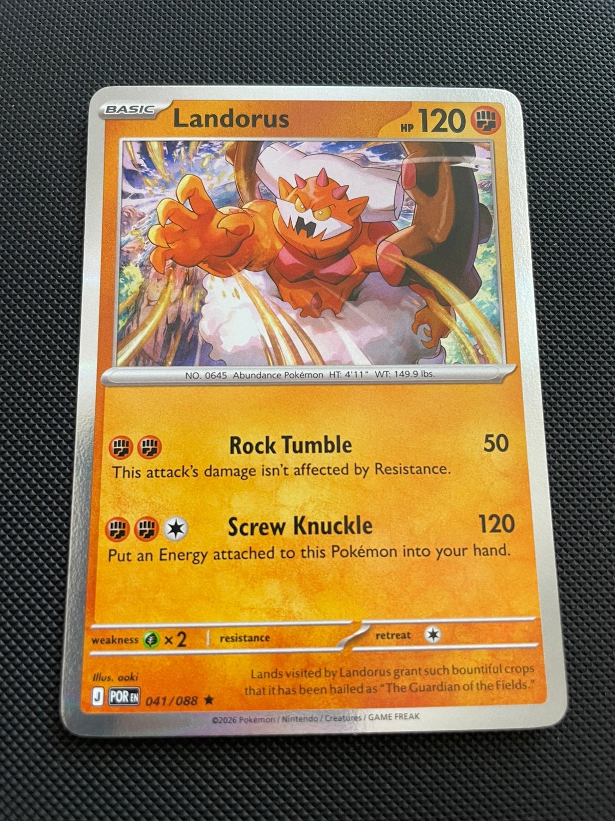 Landorus Rare 041/088 Holo Perfect Order Packfresh, Hobby en Vrije tijd, Verzamelkaartspellen | Pokémon, Ophalen of Verzenden