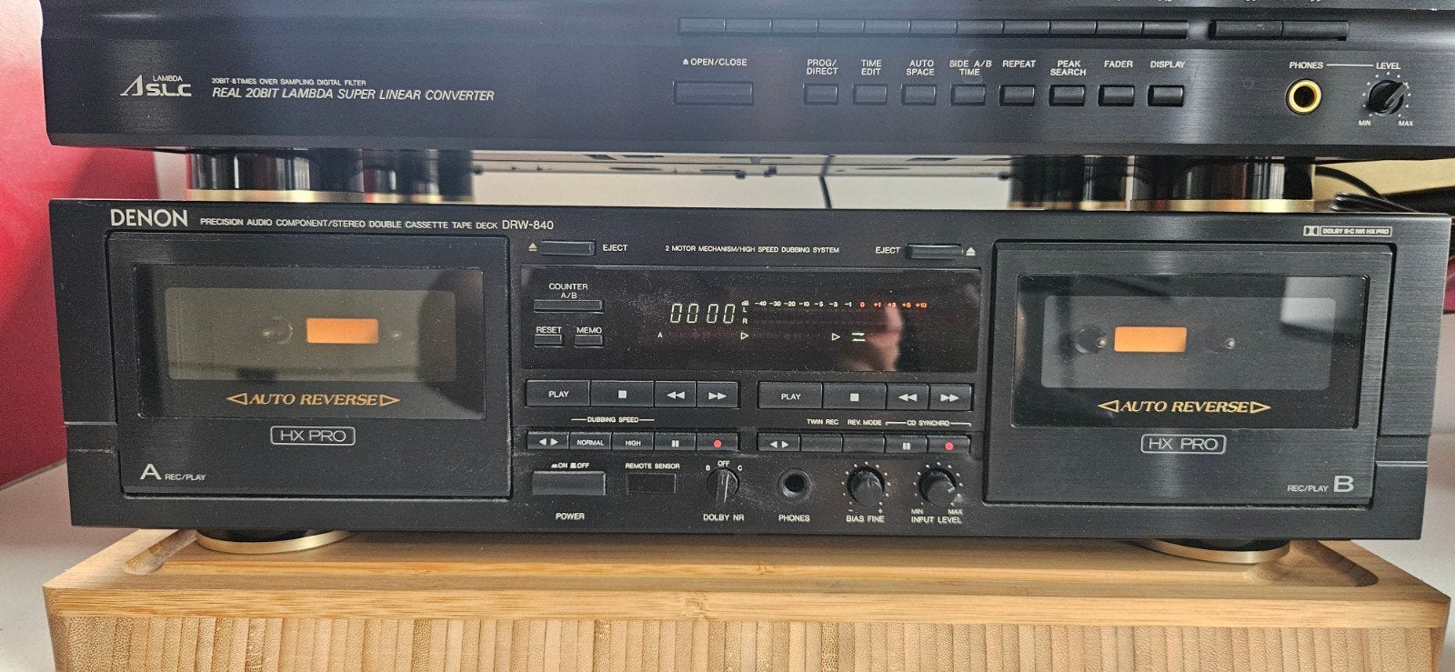 Denon DRW-840 Dubbel Cassettedeck, Ophalen, Dubbel, Denon