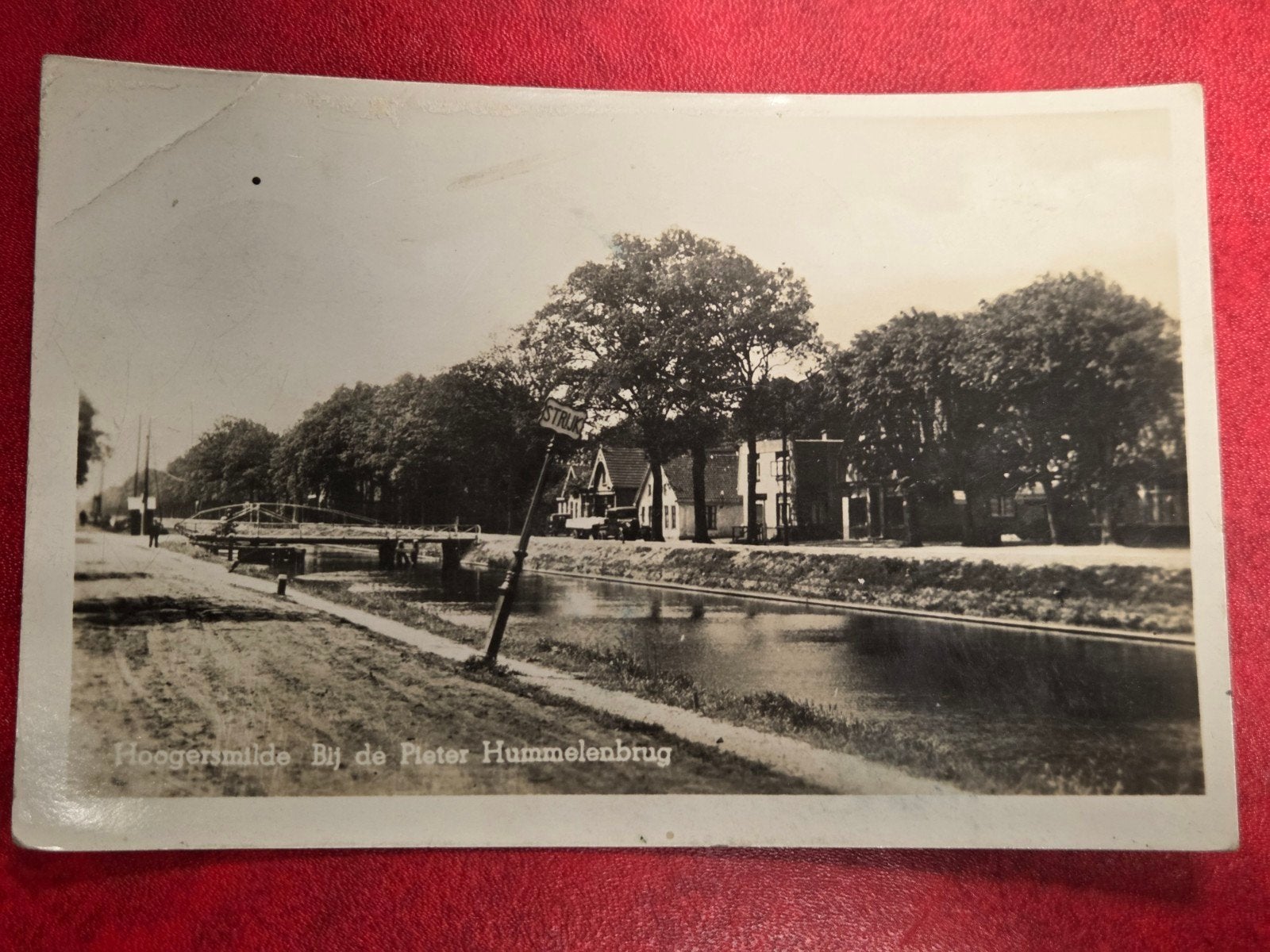 Hoogersmilde bij Beilen Bij de Pieter Hummelenbrug, Ophalen of Verzenden, 1940 tot 1960