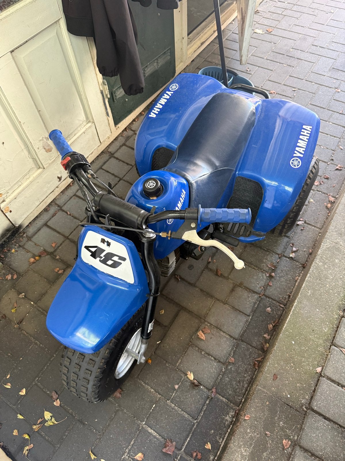 Yamaha Trike blauw, 1 cilinder, 11 kW of minder