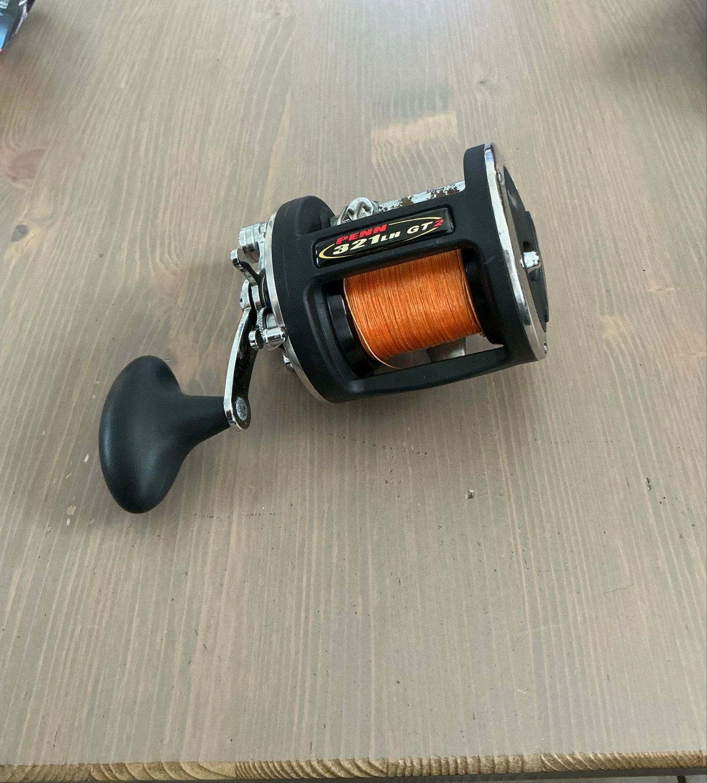 Penn 321LD GT Reel, Ophalen of Verzenden, Zo goed als nieuw, Molen