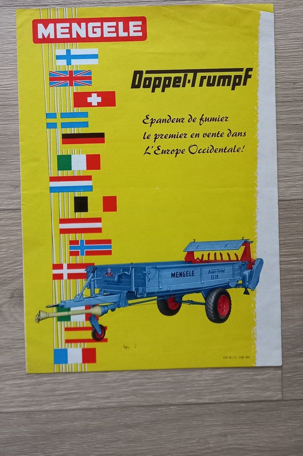 M 1 : Mengele  Doppel-Trumf meststrooier., Boeken, Ophalen of Verzenden, Nieuw