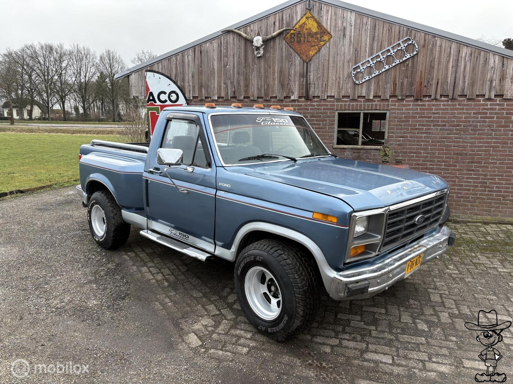 Ford USA F150 shortbed step side v8, 8 cilinders, Overige carrosserieën, Blauw, Bedrijf