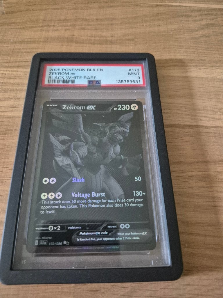 Zekrom Ex Black and White 172/86 PSA9, Ophalen of Verzenden, Zo goed als nieuw, Losse kaart