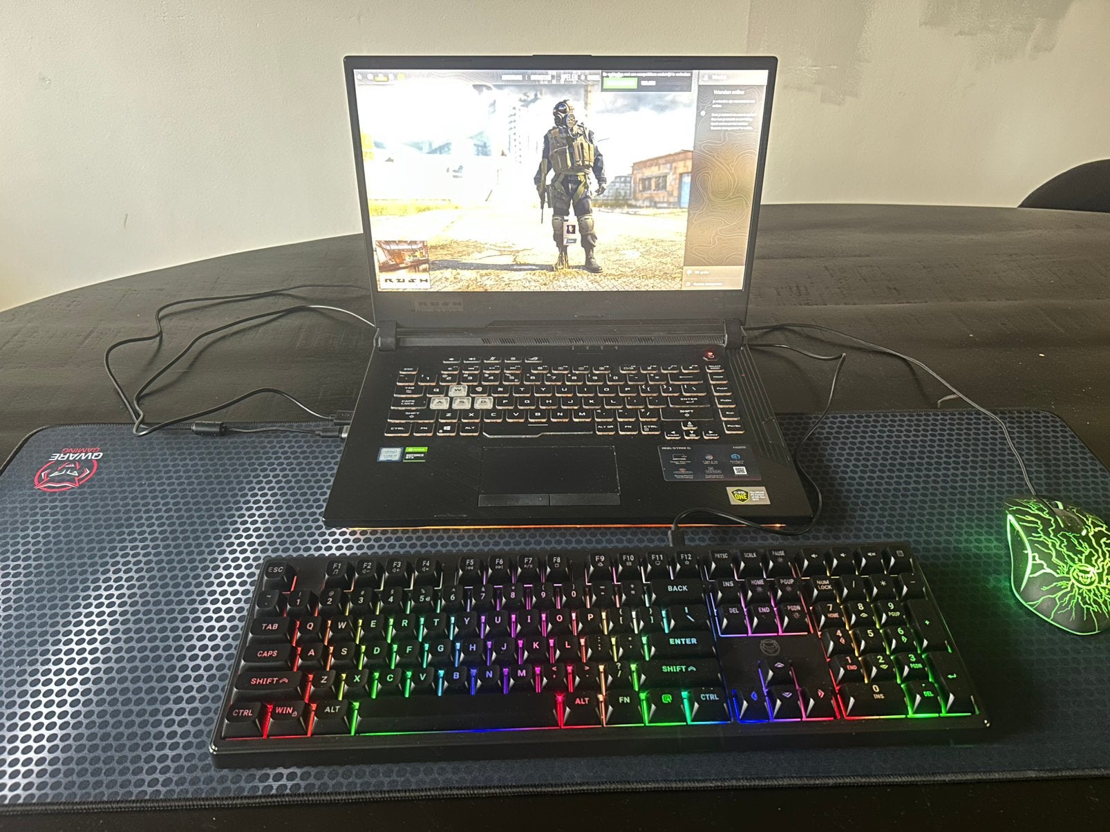 Gaming laptop + complete gaming set | GTX 1650 |, Computers en Software, Ophalen