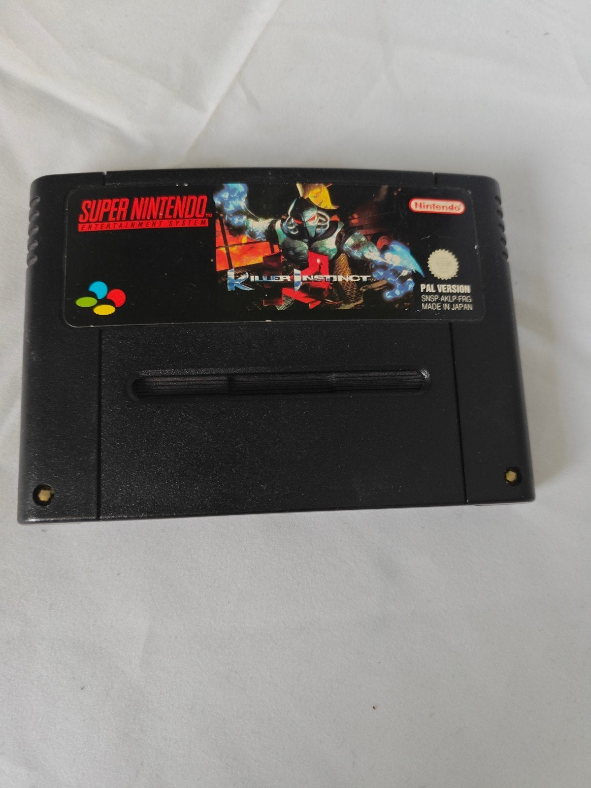 Killer Instinct Super Nintendo SNES PAL Game Cartridge, Gebruikt, Vechten, 2 spelers, Eén computer