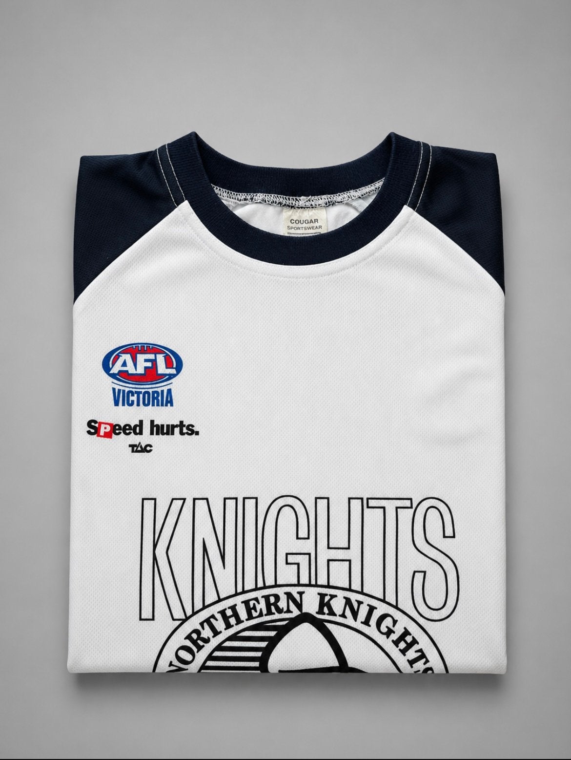 Uniek Vintage Northern Knights AFL Australisch Voetbal Shir, Ophalen of Verzenden, Zo goed als nieuw, Voetbal