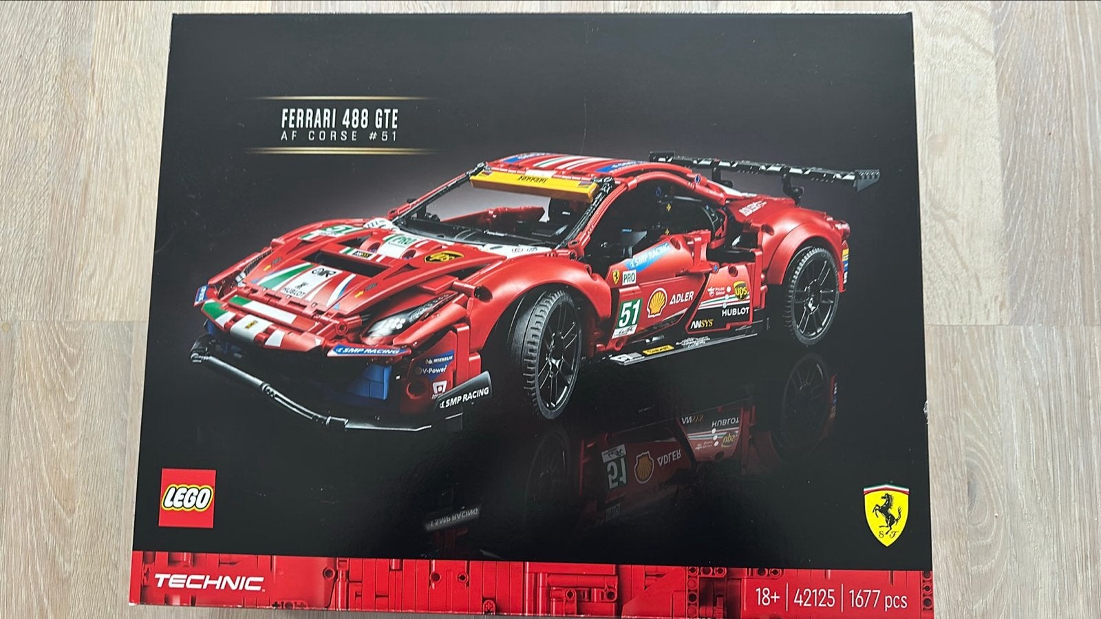 LEGO Technic Ferrari 488 GTE AF Corse #51 (42125), Ophalen of Verzenden, Nieuw, Overige merken