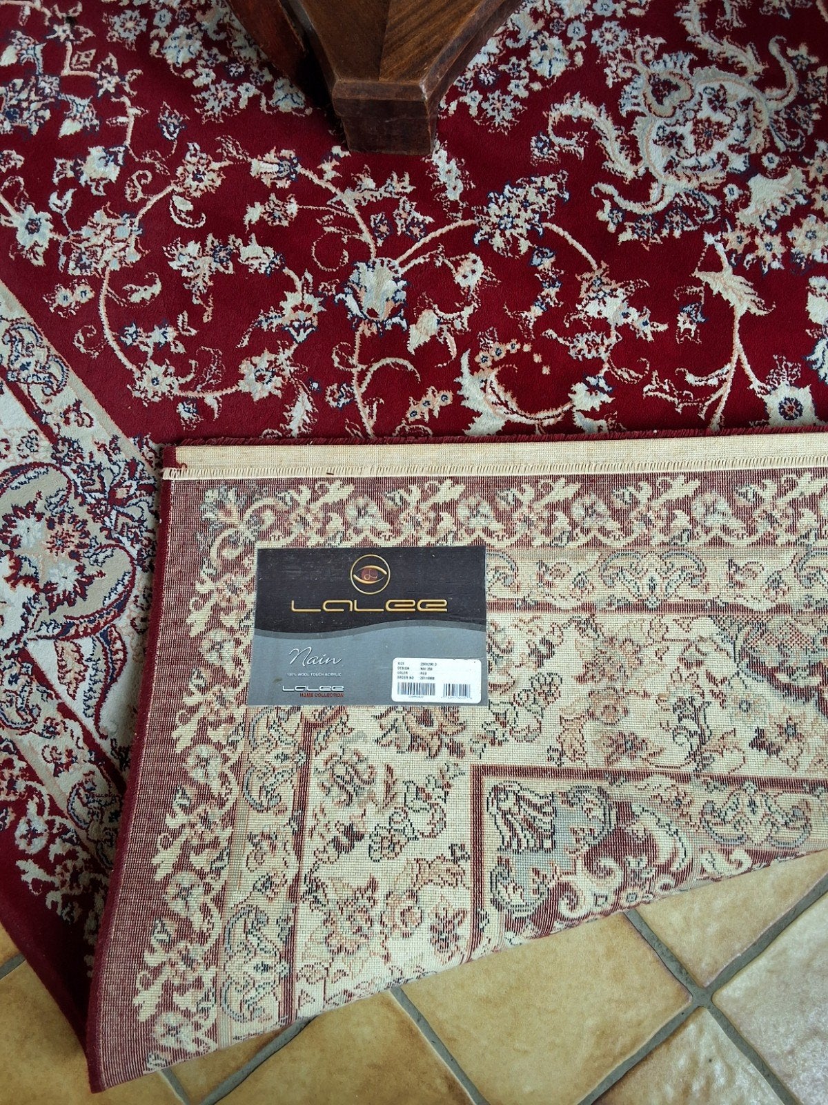 vloerkleed lalee nain red, Ophalen, 150 tot 200 cm, 200 cm of meer, Zo goed als nieuw