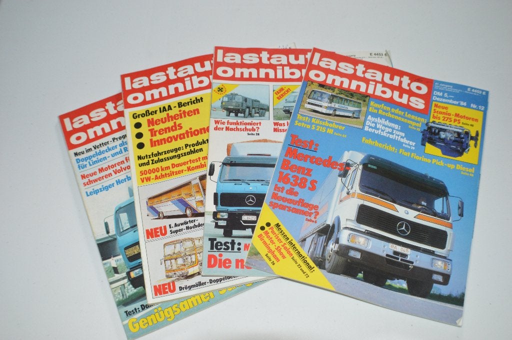 4 x Vintage Lastauto Omnibus Maandblad - Vrachtwagens, Ophalen of Verzenden, Nieuw, Vrachtwagen