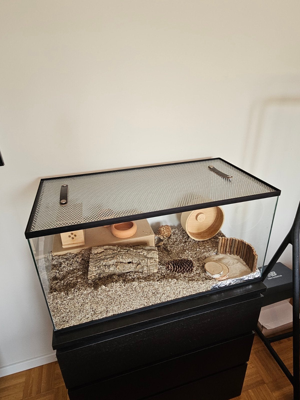 Hamsterverblijf glas, Ophalen, Gebruikt