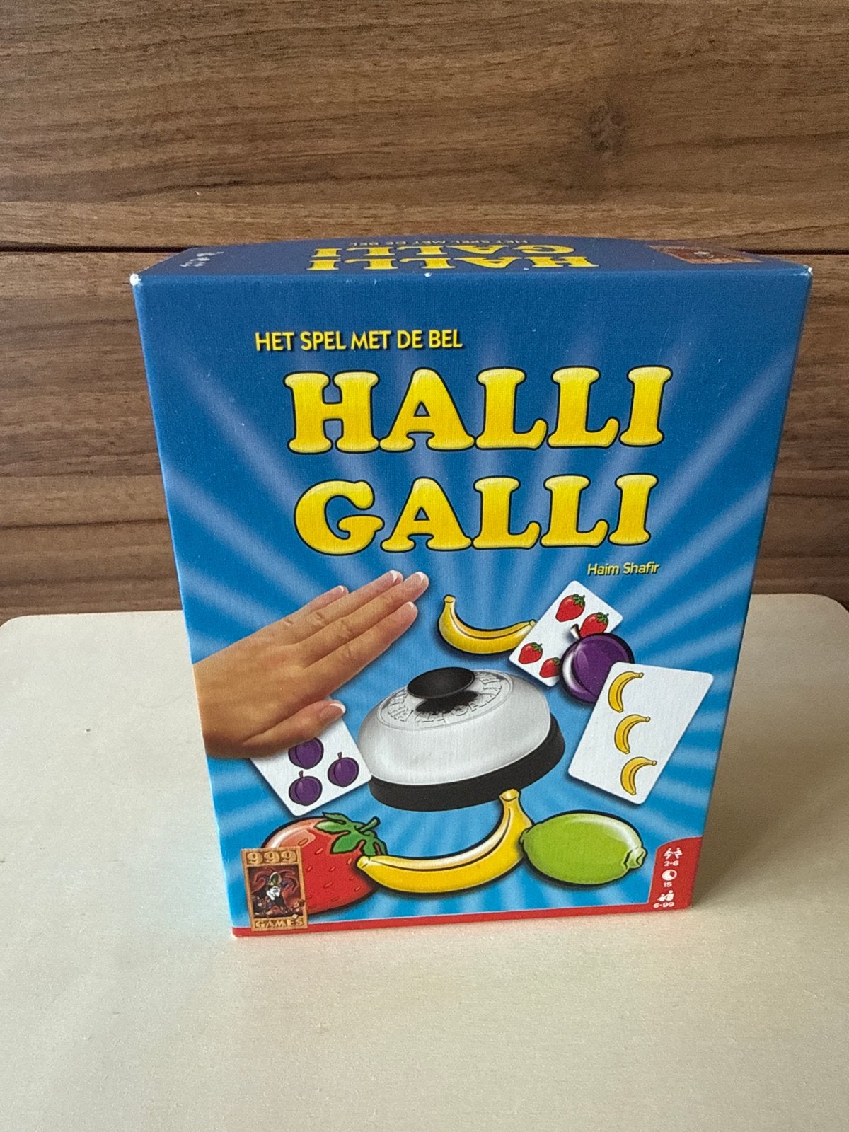 Halli Galli - Leuk familiespel, gebruikt maar goed, Drie of vier spelers, Ophalen of Verzenden, Gebruikt