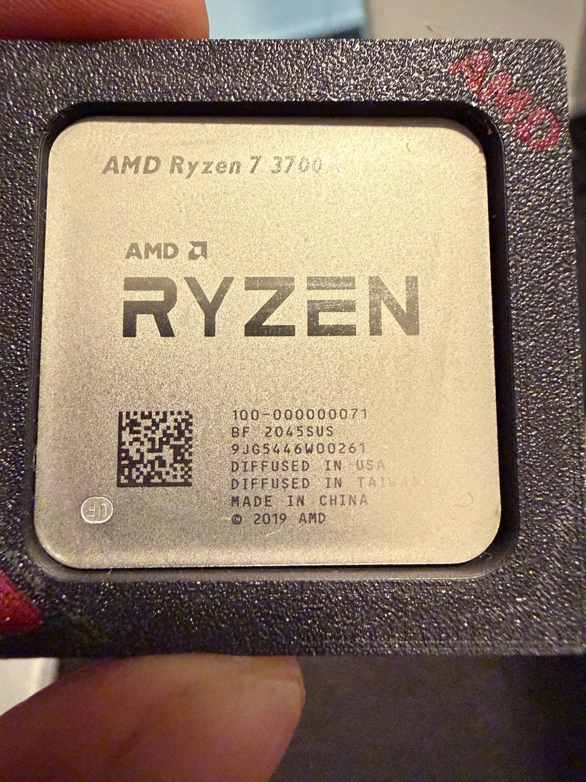 AMD Ryzen 7 3700x, Computers en Software, Processors, Zo goed als nieuw, 8-core, 3 tot 4 Ghz, Ophalen of Verzenden
