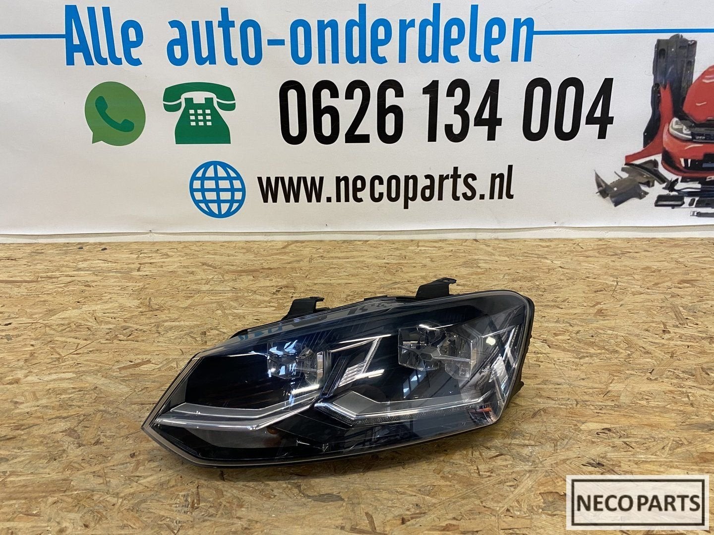POLO 6C VOL LED KOPLAMP LINKS 6C1941035 773 GEEN XENON, Auto-onderdelen, Verlichting, Gebruikt, -, Volkswagen, -