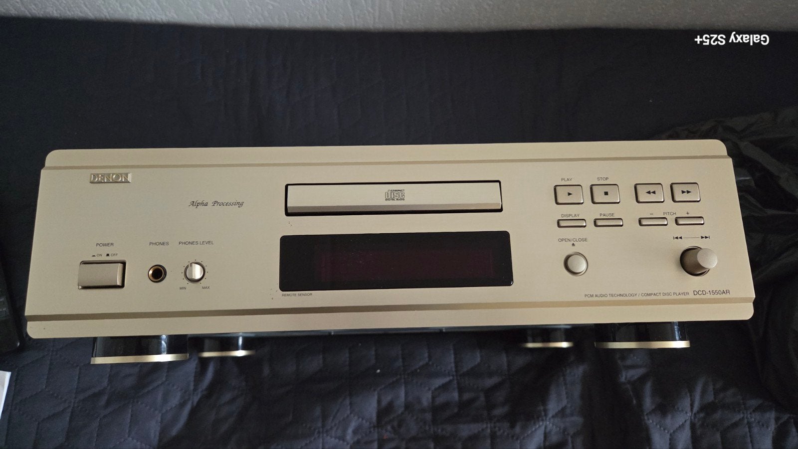 DENON stereo CD speler, champagne kleur, Ophalen, Niet werkend, Overige merken