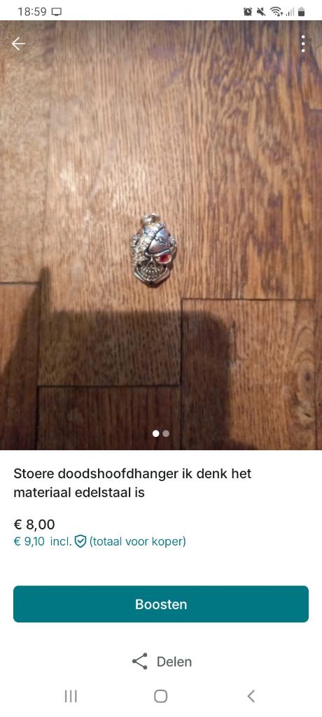 Sieraad, Overige materialen, Overige voorstellingen, Verzenden, Zo goed als nieuw