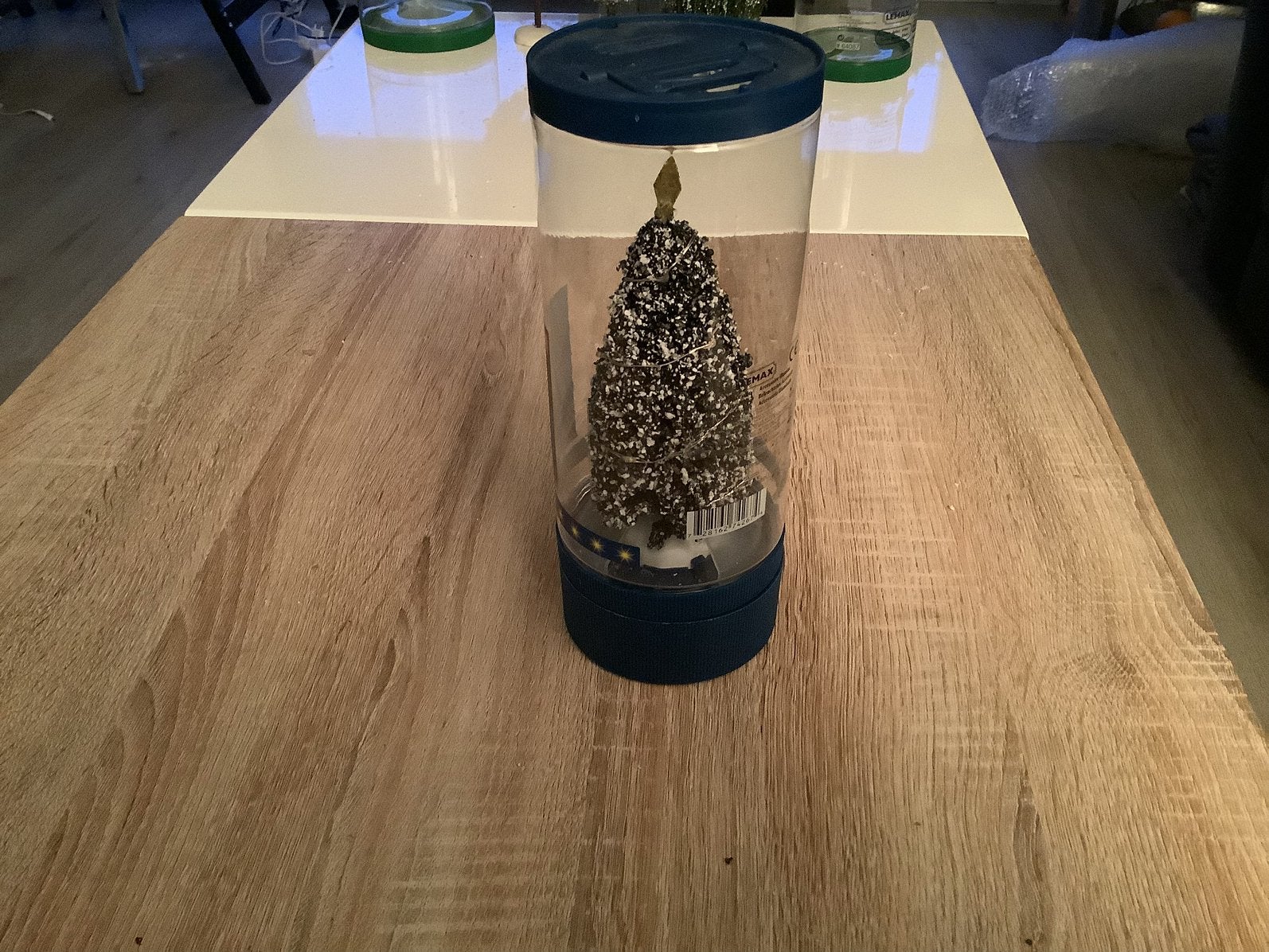 Mooie kerstboom met verlichting, Ophalen, Zo goed als nieuw