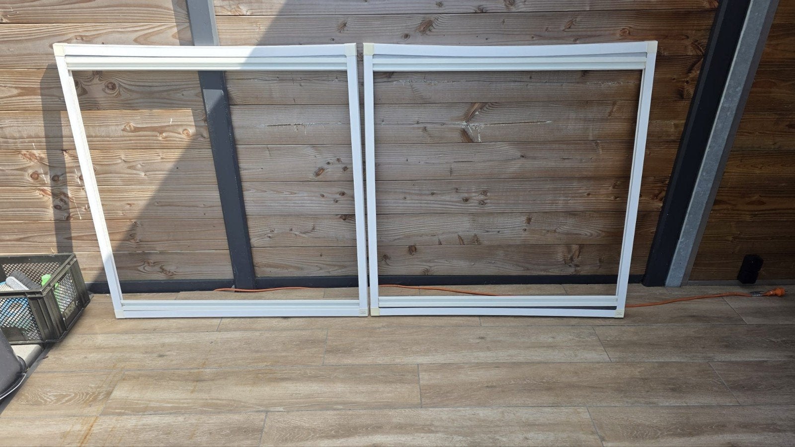 2x Plissé hor/zonsverduisteringl voor ramen, Kunststof, Gebruikt, 215 cm of meer, Overige typen