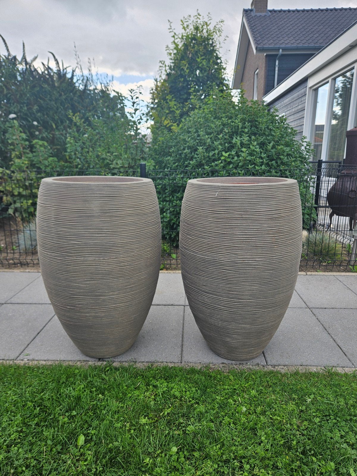 nieuwe capi bloempotten 86cm kleur Taupe, Ophalen, Kunststof, Capi, Rond