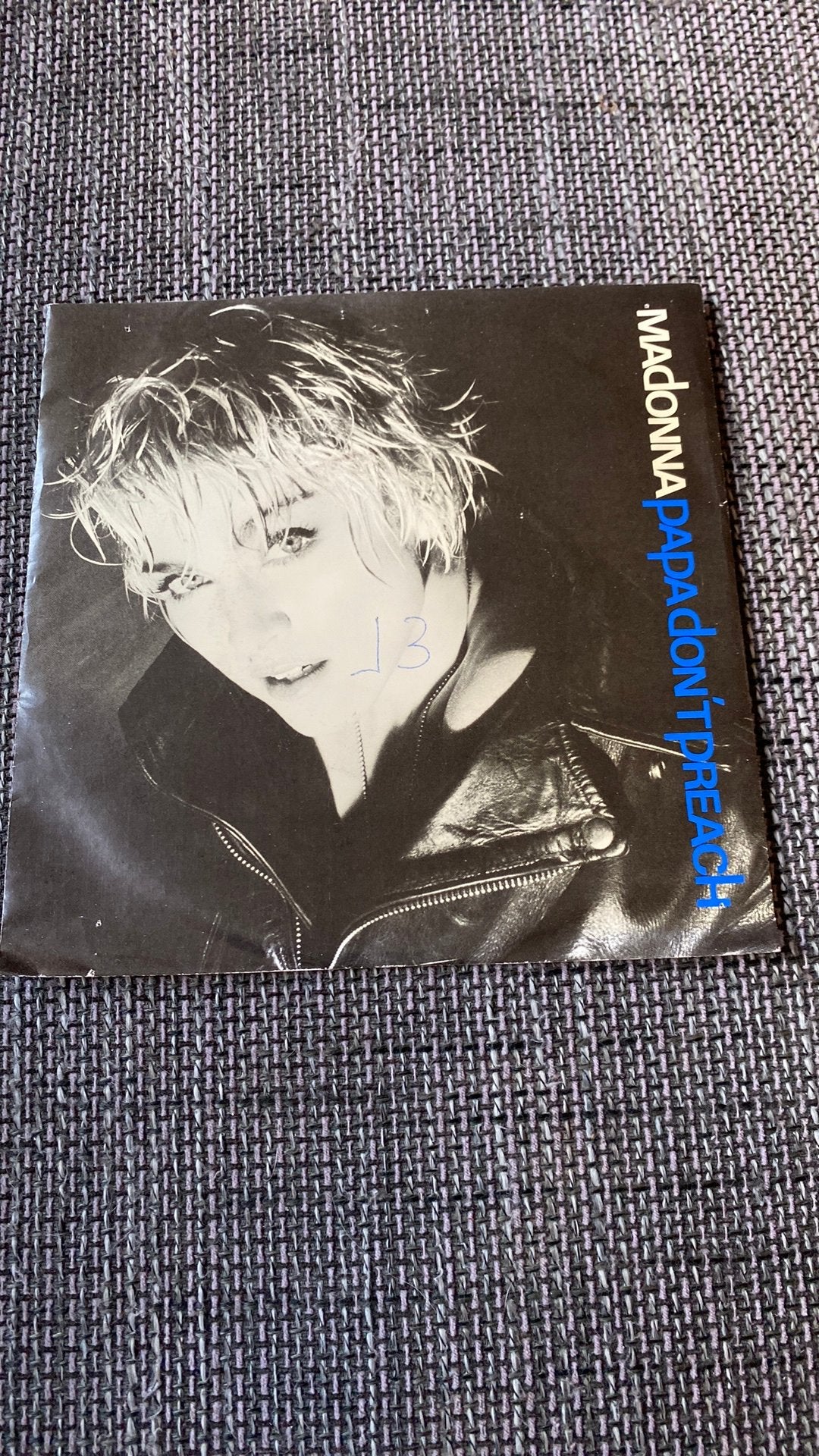 Vinyl single Madonna - Papa don’t preach, Ophalen of Verzenden, Zo goed als nieuw, Pop