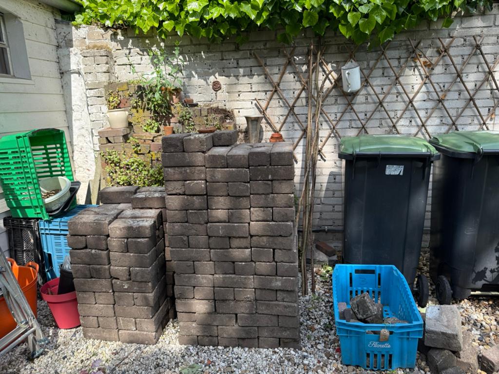 Betonnen klinkers, Ophalen, Gebruikt, Overige materialen