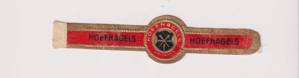 sigarenbanden - HOEFNAGELS, Ophalen of Verzenden, Zo goed als nieuw, Sigarenbandjes