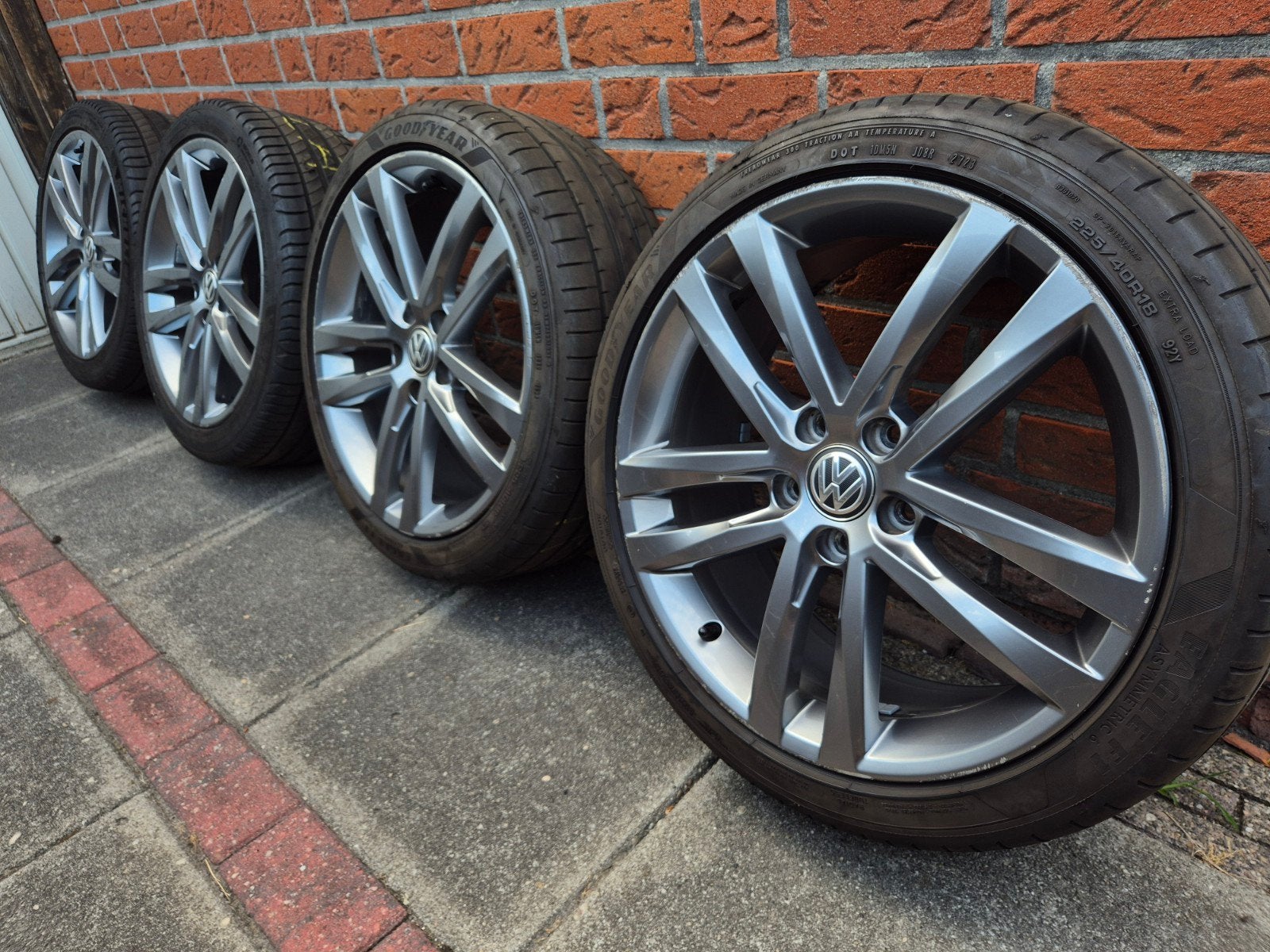 Originele Vw Golf 7/7.5 salvador 18 inch velgen 5x112 zomer, Ophalen, 18 inch, Gebruikt, Velg(en)