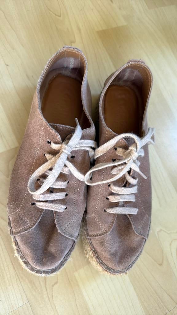 Shabbies espadrilles 38, Ophalen of Verzenden, Espadrilles of Moccasins, Roze, Gedragen