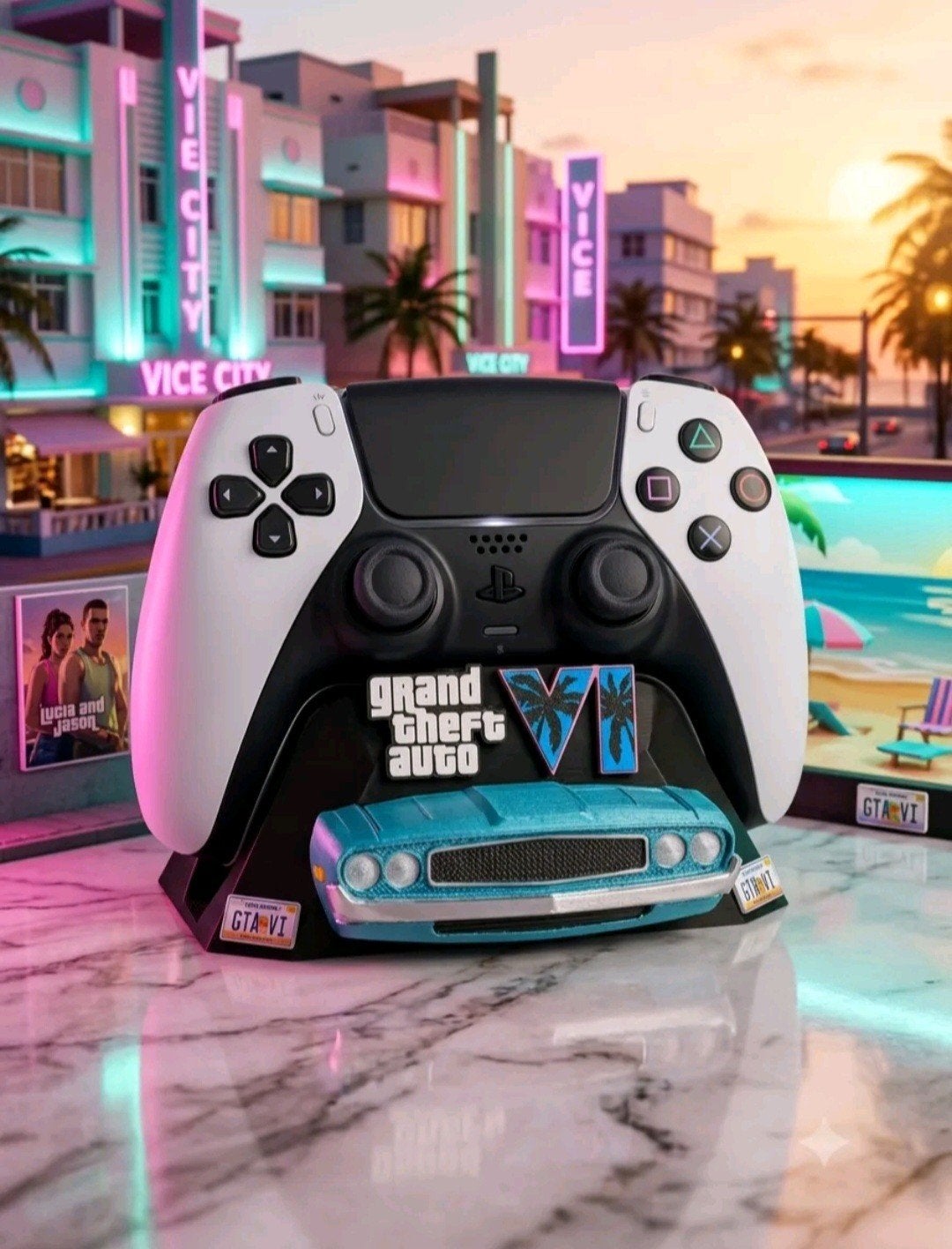 Grand Theft Auto VI Controller Houder - PS5/Xbox, Ophalen of Verzenden, Nieuw