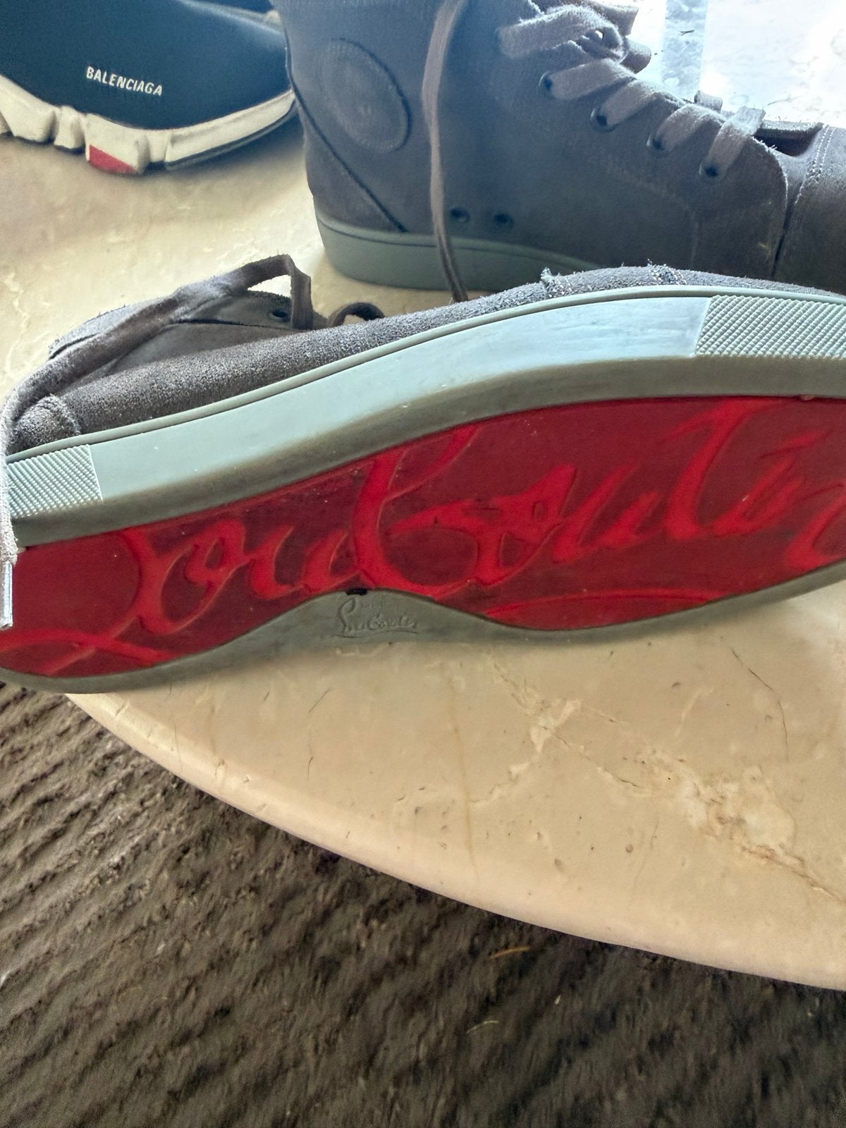 Christian Louboutin sneakers maat 42, Ophalen of Verzenden, Gedragen, Overige kleuren, Sneakers of Gympen