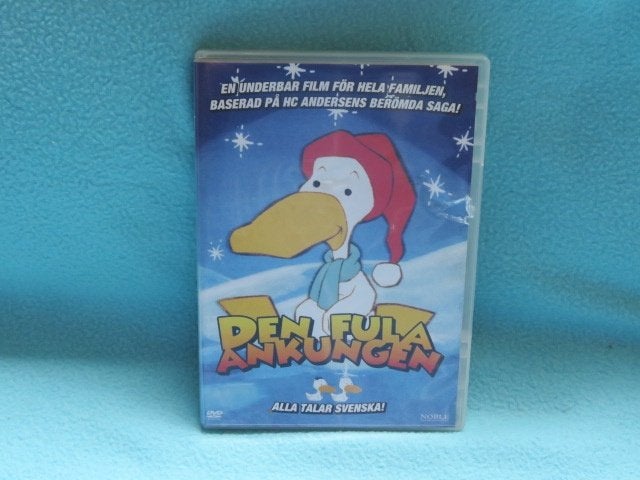 Zweedse DVD: Den fula ankungen, tekenfilm, Europees, Engels, Tekenfilm, Alle leeftijden