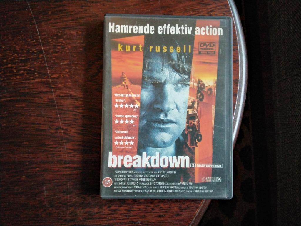 Breakdown, origineel, Vanaf 16 jaar, Ophalen of Verzenden, Zo goed als nieuw, Actiethriller