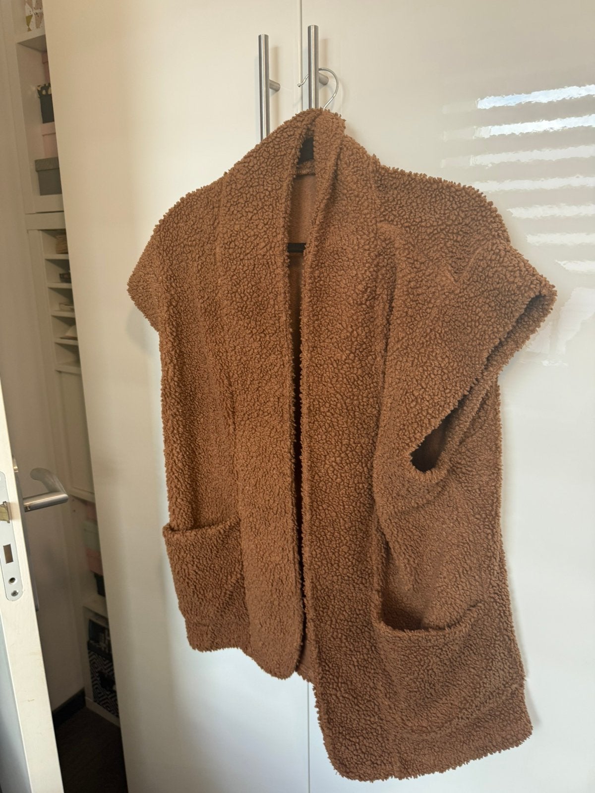 Teddy Gillet XL, Kleding | Dames, Ophalen of Verzenden, Zo goed als nieuw, Maat 46/48 (XL) of groter, Beige