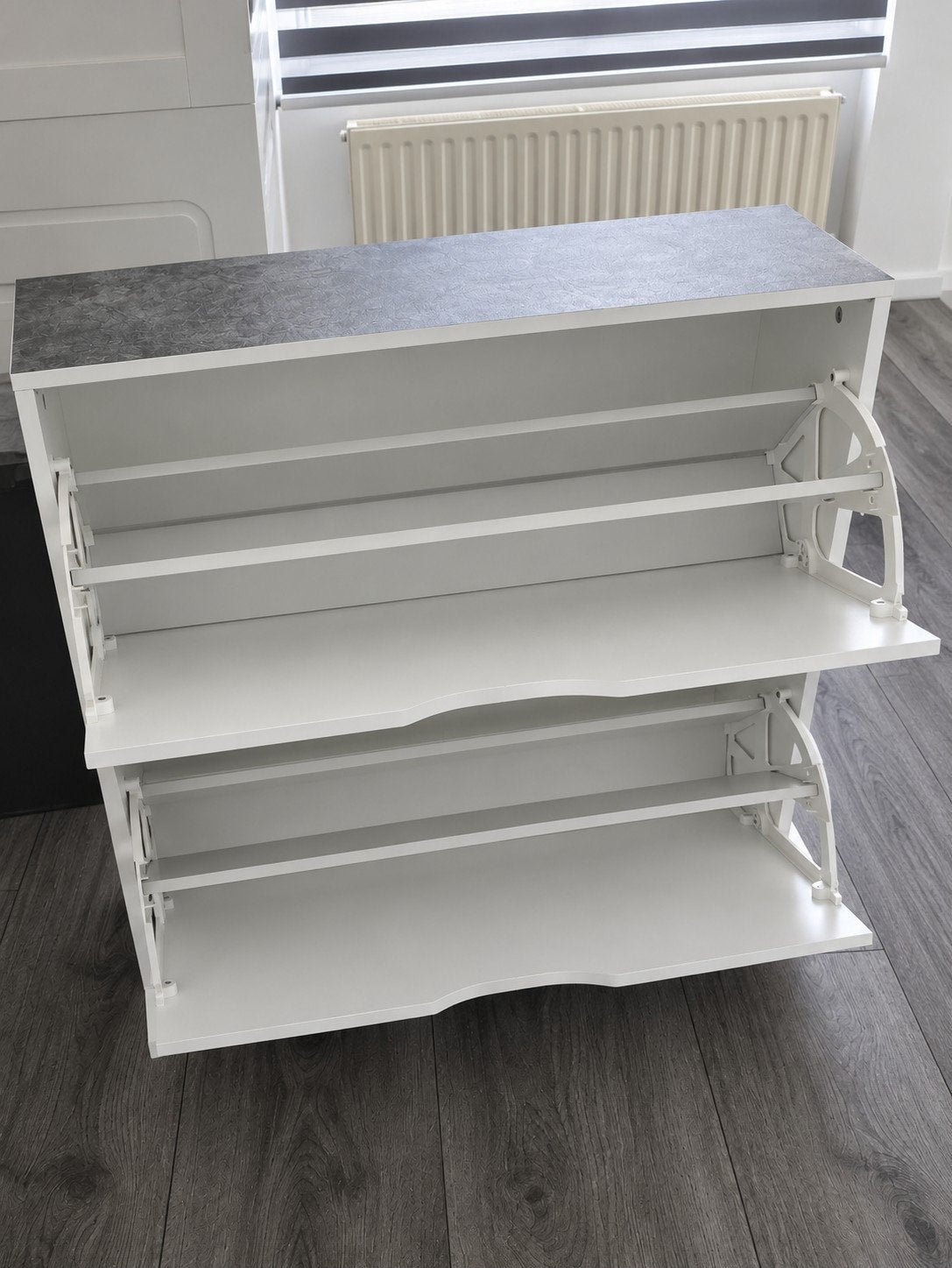 Witte schoenenkast, Ophalen, Gebruikt, Modern