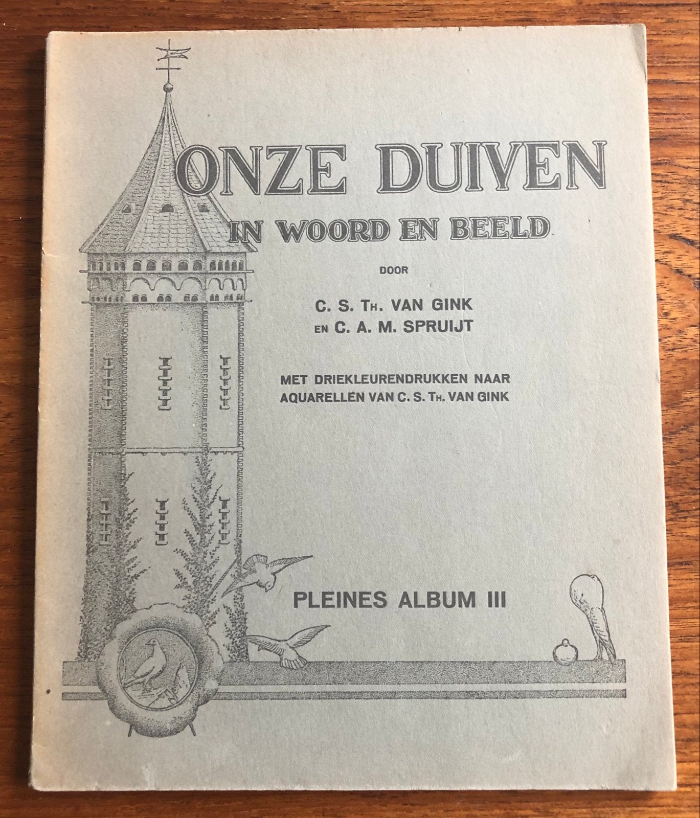 Onze Duiven in Woord en Beeld - Pleines Plaatjes Album, Ophalen of Verzenden, Zo goed als nieuw, Plaatjesalbum