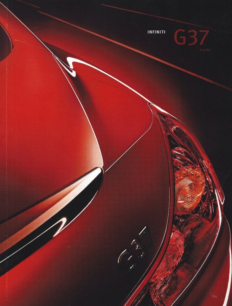 Brochure Infiniti G 37 Coupe 2009, Ophalen of Verzenden, Gelezen, Overige merken