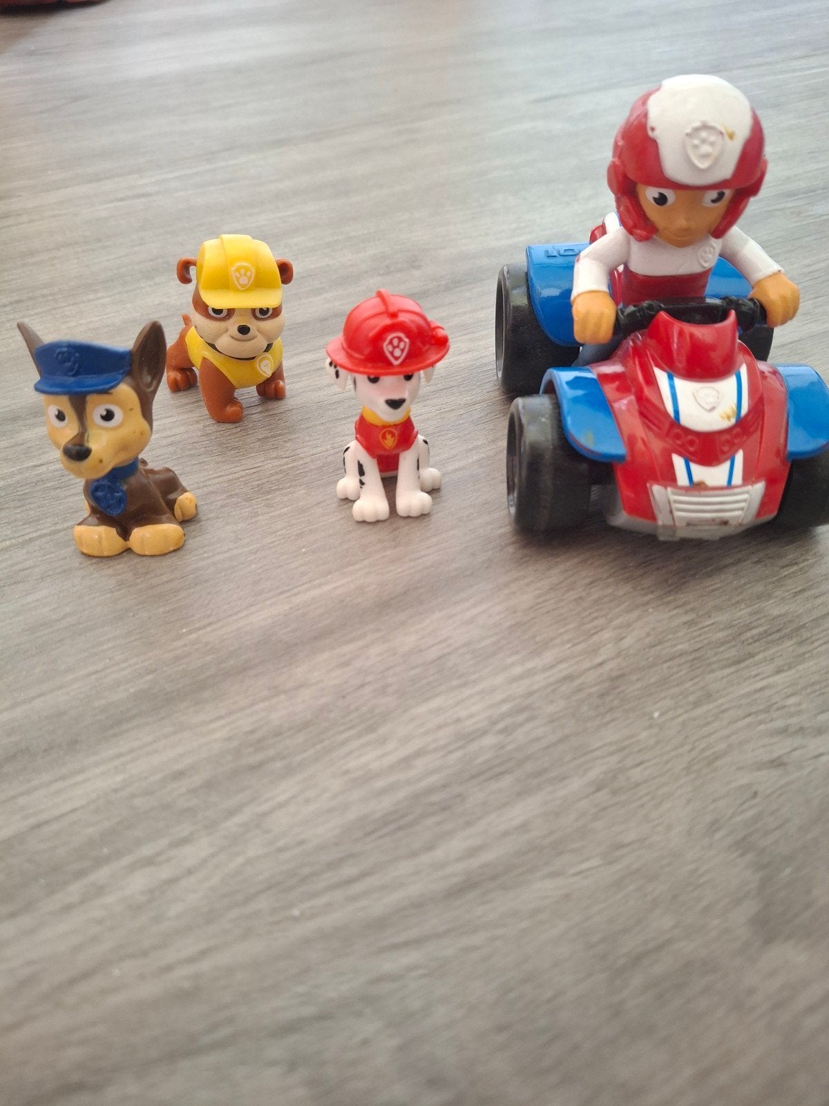 Paw patrol ryder en 3 pups, Ophalen of Verzenden