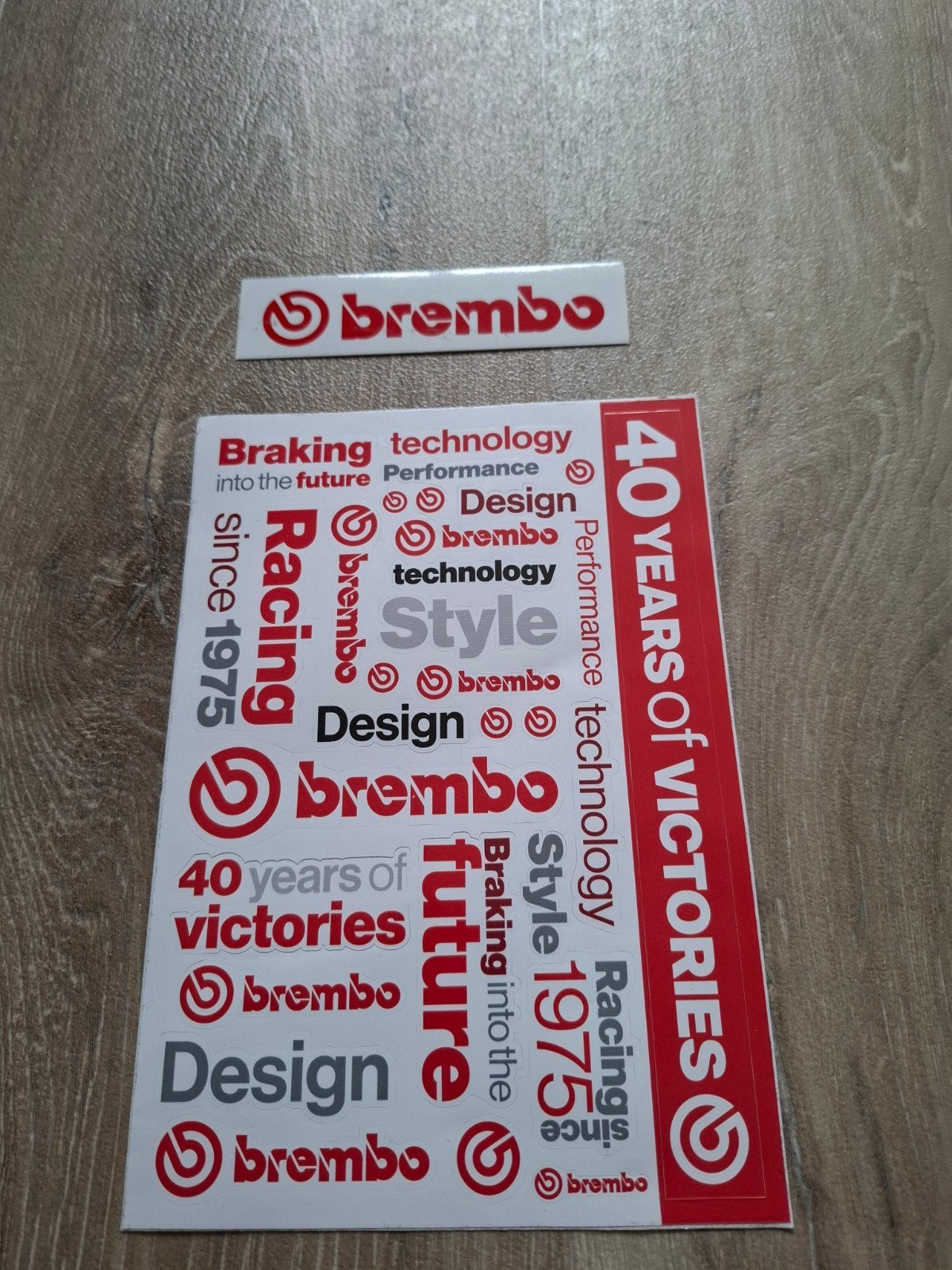 stickers Brembo, Ophalen of Verzenden, Zo goed als nieuw, Merk