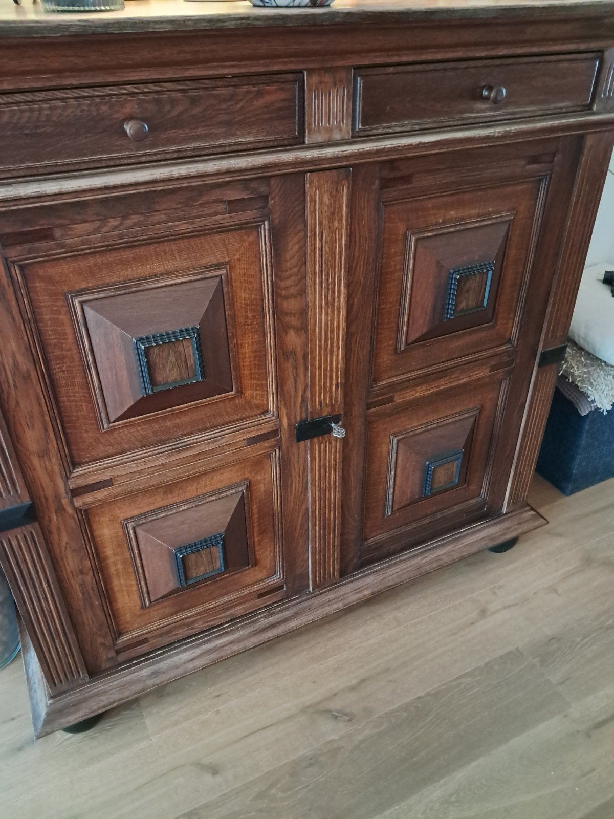 Kast eiken, Antiek en Kunst, Antiek | Meubels | Kasten, Ophalen