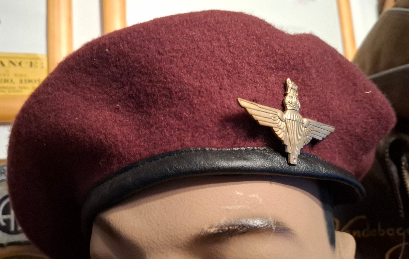 Baret - Maroon - Britse Airborne, Ophalen of Verzenden