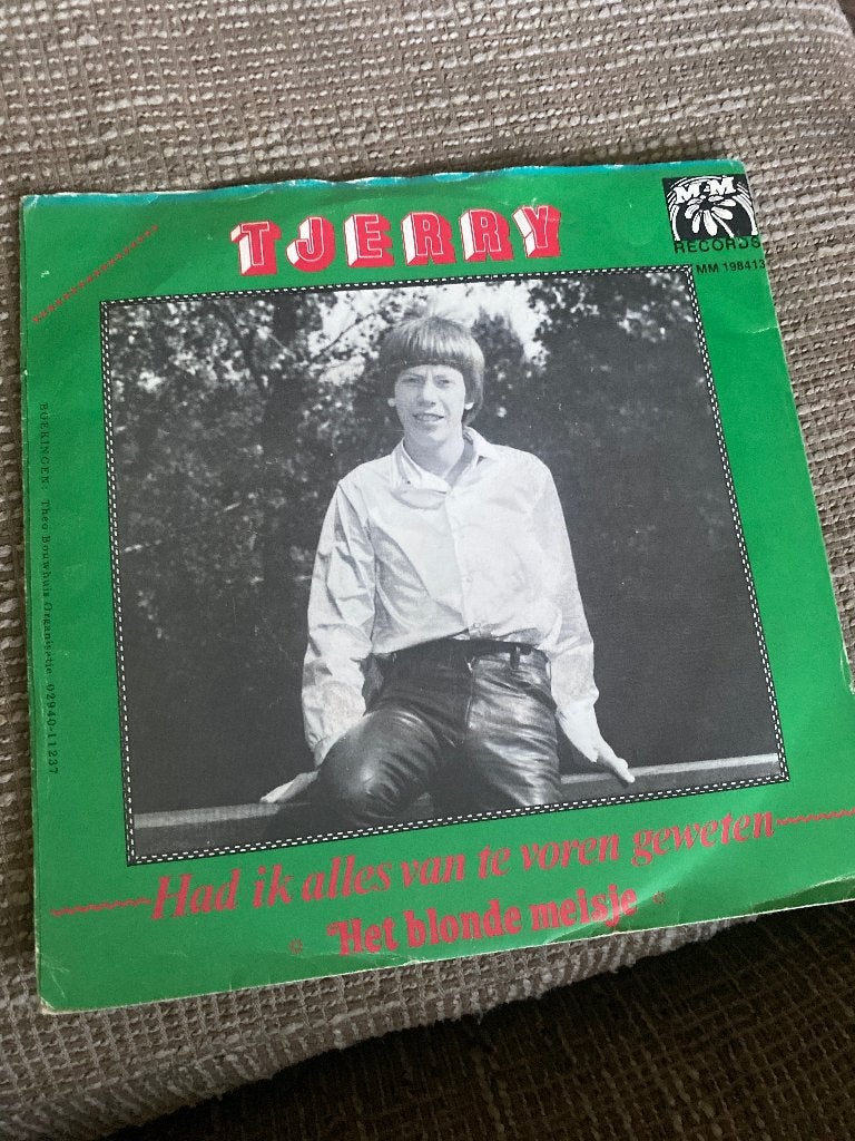 Tjerry - Had ik alles van te voren geweten (Single), Gebruikt, 7 inch, Ophalen of Verzenden, EP