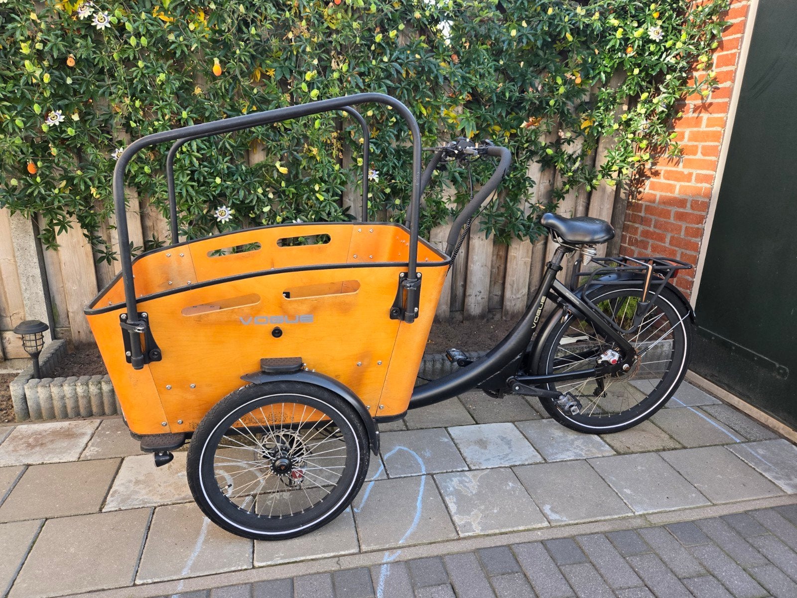 Elektrische Vogue Bakfiets, 4 kinderen of meer, Gebruikt, Elektrisch, Schijfrem