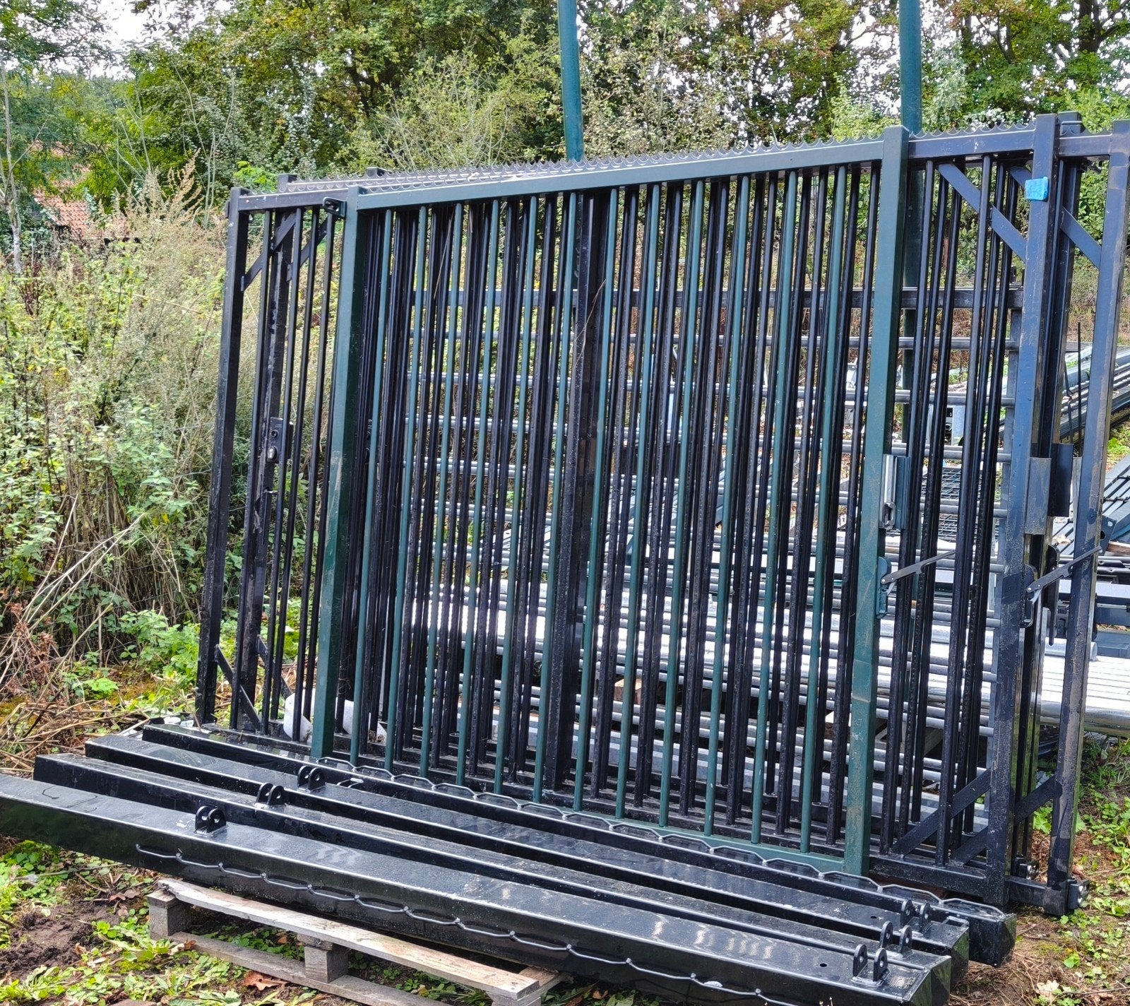 Nieuwe Draaipoorten - Compleet en Degelijke Kwaliteit, Tuin en Terras, Ophalen, Nieuw, IJzer, Met poort