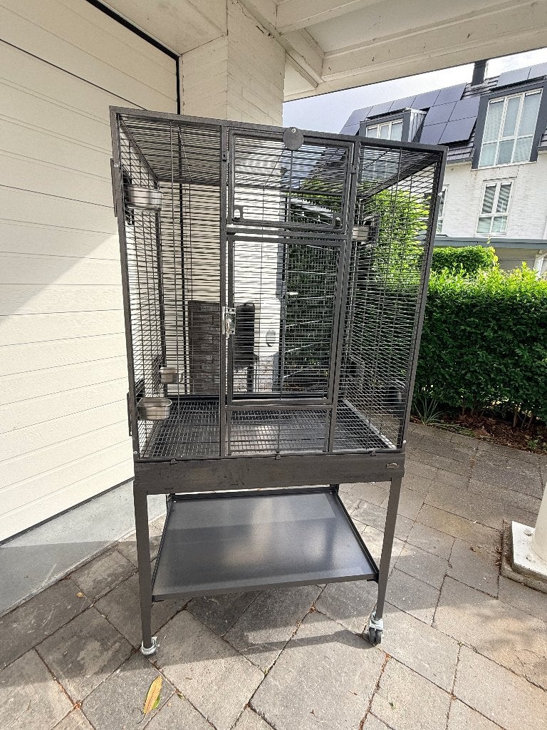 Vogelkooi, Ophalen, Zo goed als nieuw, Metaal, Vogelkooi
