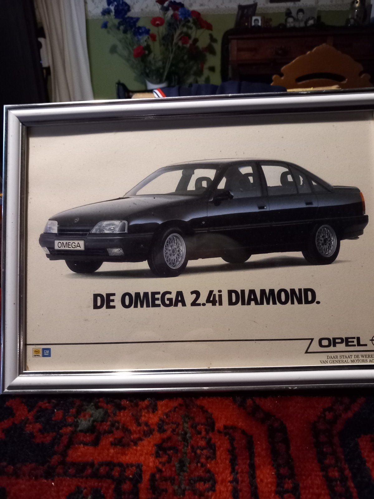 super mooie a4 afbeelding  Ope Omega  2.4 i diamond, Ophalen of Verzenden, Opel