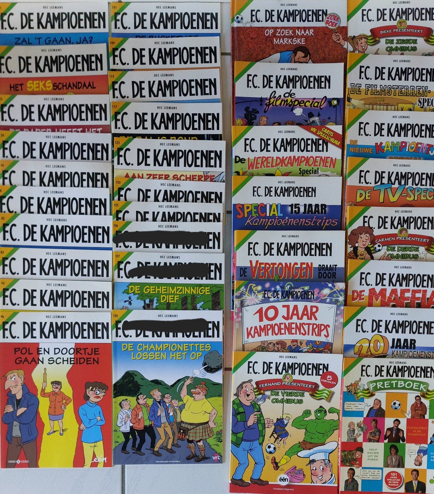 Strips Fc De Kampioenen, Meerdere stripboeken, Ophalen of Verzenden