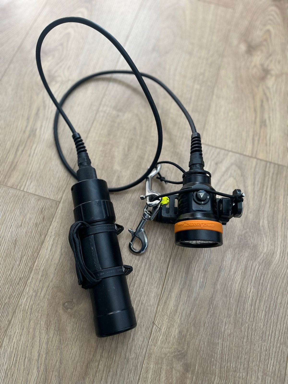 OrcaTorch D630 Duiklamp, Watersport en Boten, Ophalen, Gebruikt, Duiklamp